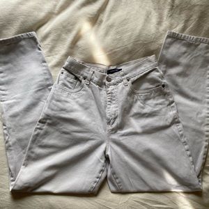 Vintage 90s Bill Blass Ivory Jeans